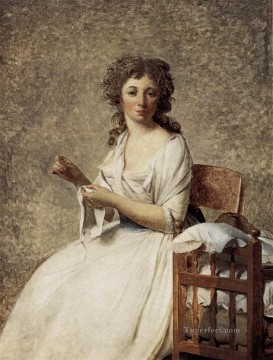  Madame Painting - Portrait of Madame Adelaide Pastoret Neoclassicism Jacques Louis David